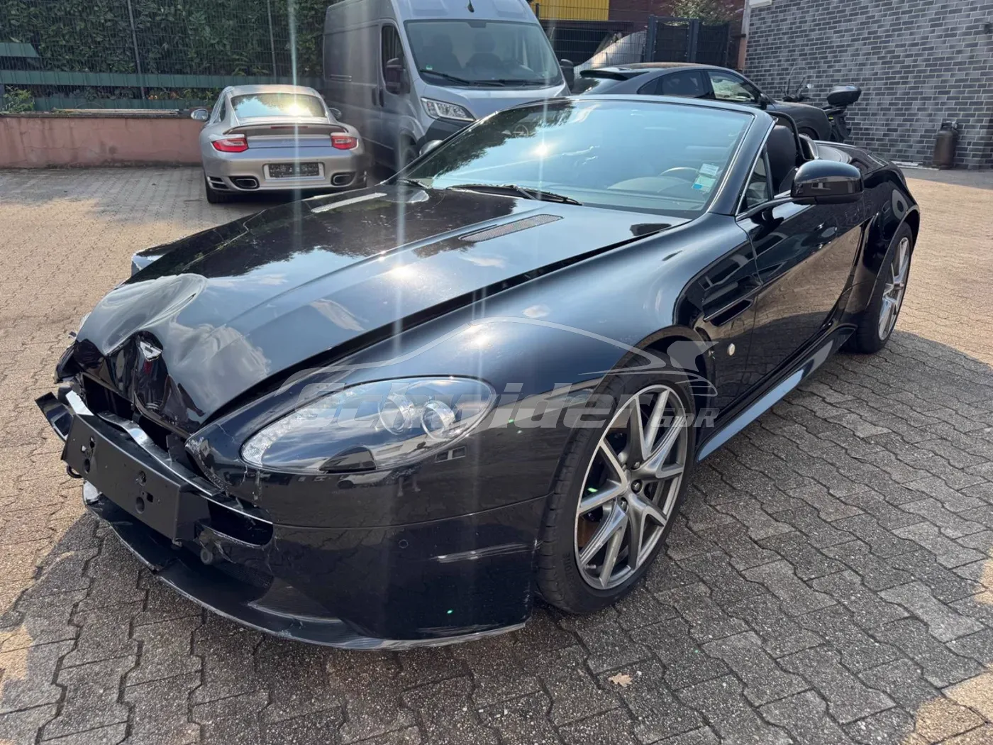Aston Martin V8 Vantage Roadster 4.7l S Sportshift, Beschädigt · Unfallfahrzeug