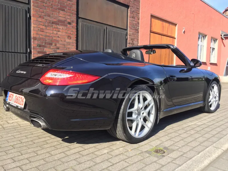 Porsche 911 997 Cabrio, blau
